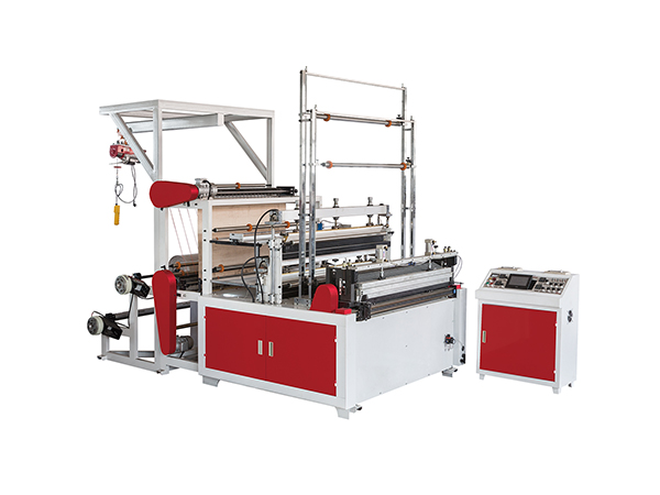 Double Layer two Line Heat-sealing �� Cold-cutting Bag-making Machine(Flying cutter cutting)