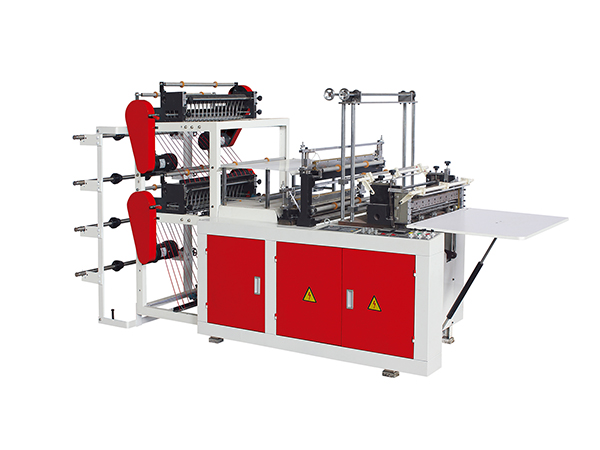 Double Layer four Line Heat-sealing �� Cold-cutting Bag-making Machine